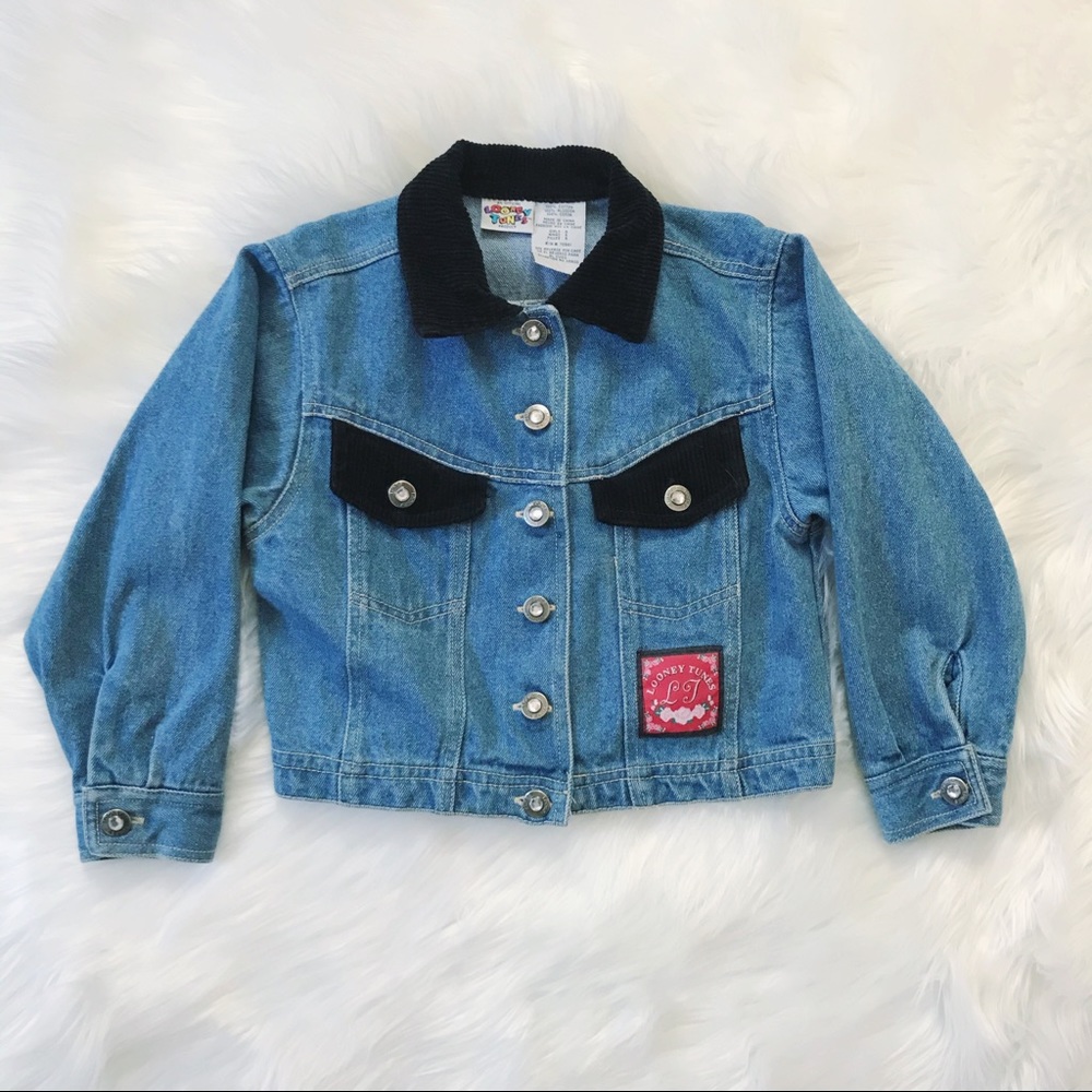Vtg Tweety Bird Jean Jacket